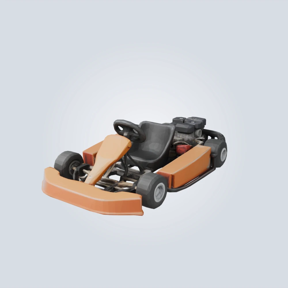 Go-kart reconstructed from a single view